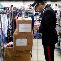 Capi pericolosi per la salute, maxi sequestro dei Carabinieri di Trani