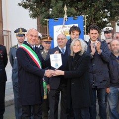 Inaugurazione aiuole di piazza Natale d'Agostino