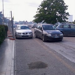 Intervento dei Vigili del Fuoco nei pressi dell'ospedale di Trani