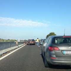 Incidente sulla 16 bis fra Trani e Bisceglie