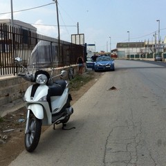 Incidente moto-bici su via Barletta