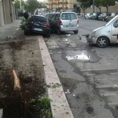 Incidente stradale su via Falcone a Trani
