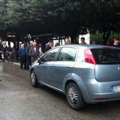 Incidente stradale in piazza della Repubblica