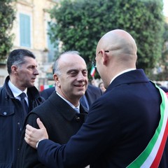 Cerimonia di intitolazione a Paolo Borsellino della palazzina confiscata al boss Annacondia