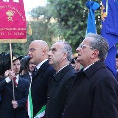 Cerimonia di intitolazione a Paolo Borsellino della palazzina confiscata al boss Annacondia
