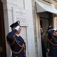 Cerimonia di intitolazione a Paolo Borsellino della palazzina confiscata al boss Annacondia