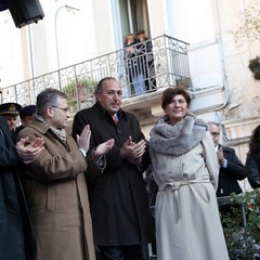 Cerimonia di intitolazione a Paolo Borsellino della palazzina confiscata al boss Annacondia