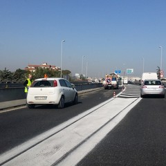 Lavori in corso sulla 16 bis