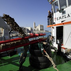 Recupero ancora Papagno al largo di Trani