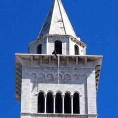 Malcangi sul campanile della Cattedrale