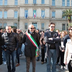 Manifestazione per l'ospedale di Trani del comitato L328