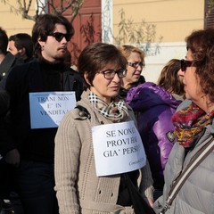 Manifestazione per l'ospedale di Trani del comitato L328