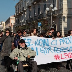 Manifestazione per l'ospedale di Trani del comitato L328