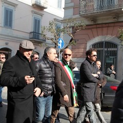 Manifestazione per l'ospedale di Trani del comitato L328