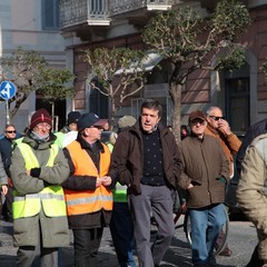 Manifestazione per l'ospedale di Trani del comitato L328