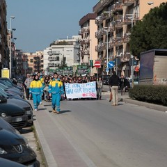 Manifestazione per l'ospedale di Trani del comitato L328