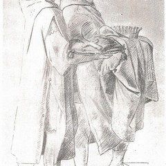 Disegno di Biagio Molinari (Studio personaggi promulgazione Ordinamenta Maris)