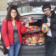 Generi di prima necessità raccolti per la Caritas