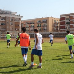 Primo allenamento del "Nuovo Trani"