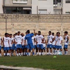 Primo allenamento del "Nuovo Trani"