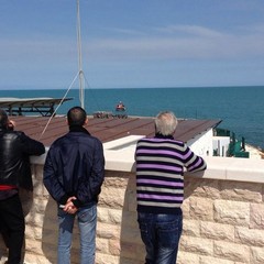 Ordigno sotto costa, le operazioni di recupero