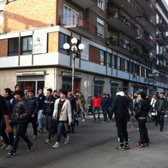 Protesta per le strade del centro