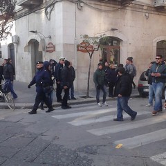 Protesta a Trani
