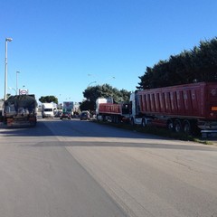 Protesta su via Barletta