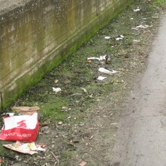Rifiuti abbandonati per strada a Trani: le foto raccolte dall'associazione Leidaa