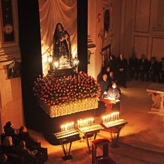 Giovedì Santo a Trani, adorazione dell'Addolorata