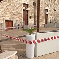 L'area su piazza Quercia sottoposta a sequestro giudiziario