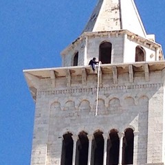 Malcangi sul campanile della Cattedrale