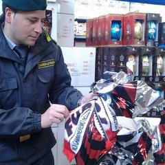 Le uova pasquali sequestrate dalla Guardia di Finanza