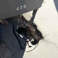 Cedimenti del manto stradale