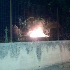 Incendio via Martiri di Palermo