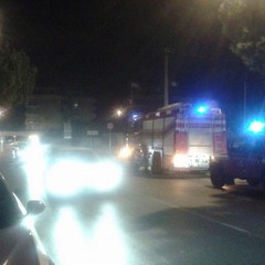 Incendio via Martiri di Palermo