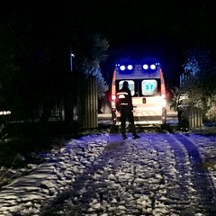 In fiamme una villa sulla Trani-Corato