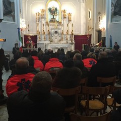 Polizia locale alla messa di San Sebastiano