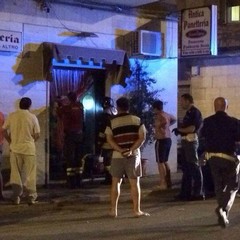 Incendio a panificio in via Don Nicola Ragno