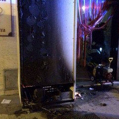 Incendio a panificio in via Don Nicola Ragno