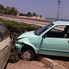Incidente stradale sul lungomare di Trani