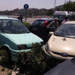 Incidente stradale sul lungomare di Trani