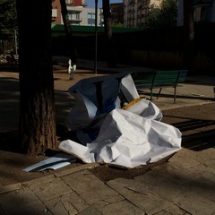 Degrado piazzetta di via Andria