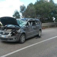 Incidente SS93, ferita donna tranese