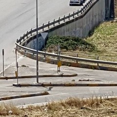 Viale Germania, asfalto disastrato e ricco di buche