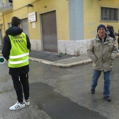 Gli studenti del de Sanctis gestiscono il traffico in via Stendardi