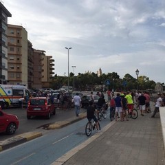 Grave incidente sul Lungomare Cristoforo Colombo