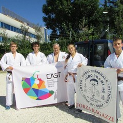 Judo Trani, provino per Tu si que vales