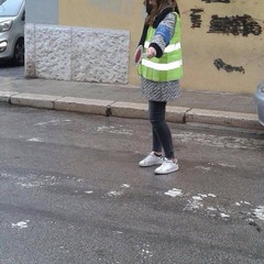 Gli studenti del de Sanctis gestiscono il traffico in via Stendardi
