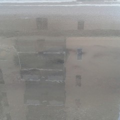 Strade di Trani allagati a causa della pioggia